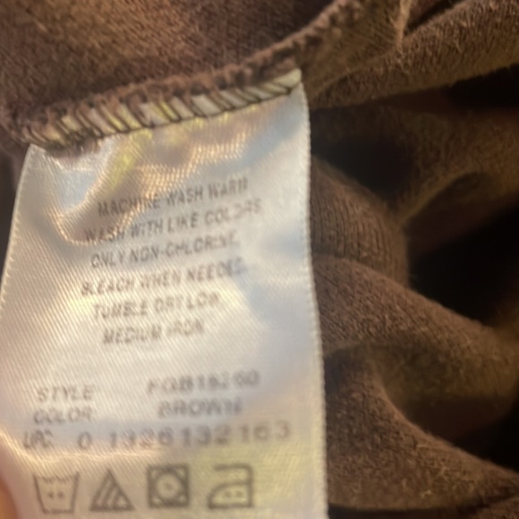 Vintage wash brown polo top girls - Picture 11 of 11